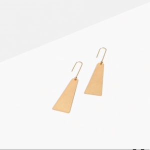NEW** Madewell Gold Petal Drop Earrings